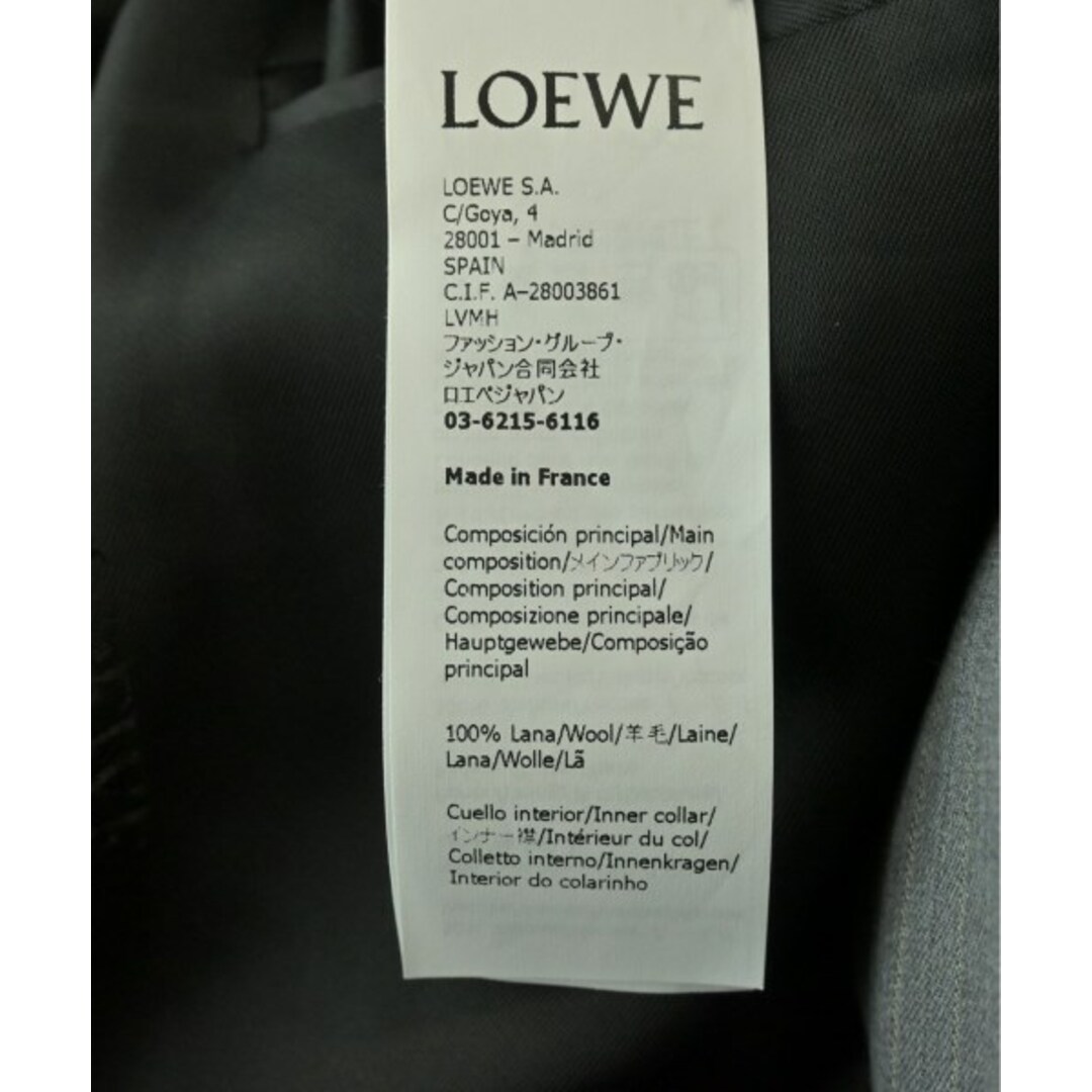 LOEWE - LOEWE ロエベ テーラードジャケット 46(M位) グレー系 LOEWE - LOEWE ロエベ テーラードジャケット 46(M位) グレー系