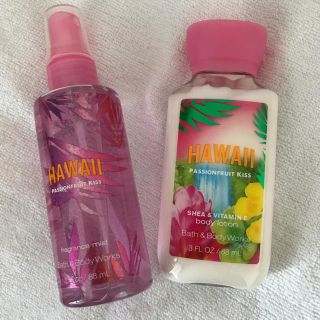 バスアンドボディーワークス(Bath & Body Works)のハワイで購入 Bath&BodyWorks ボディクリーム&ミストセット(ボディクリーム)