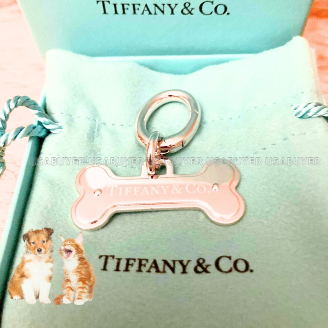 Tiffany & Co. - Tiffany & Co ドッグ チャーム ボーン型