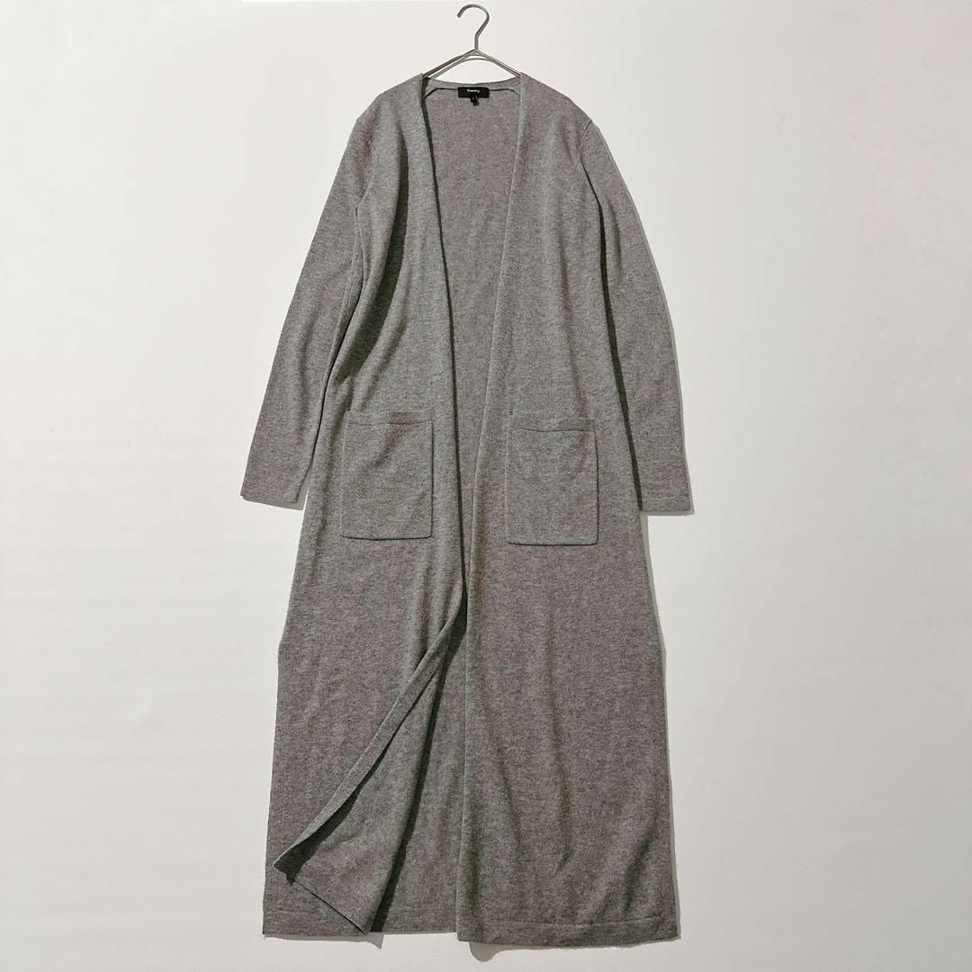 Theory - 未使用級ꕥセオリー カシミヤ100%マキシカーディガン 現行タグ スリット