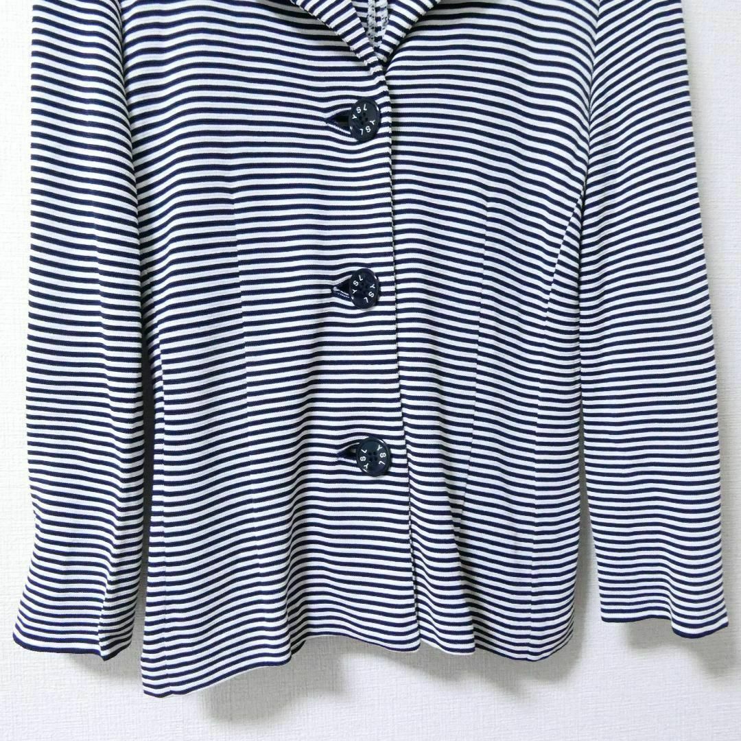 美品 Yves Saint Laurent 長袖 ニット カーディガン シャツ 美品 Yves Saint Laurent 長袖 ニット カーディガン シャツ