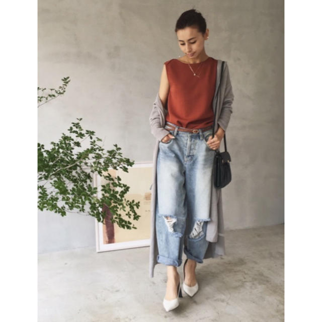 Ameri VINTAGE(アメリヴィンテージ)の発送5/8〜 ameri vintage COLOR KNIT TOP レディースのトップス(タンクトップ)の商品写真