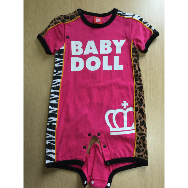 BABYDOLL(ベビードール)の中古美品！baby doll 子供服 ベビードール キッズ/ベビー/マタニティのベビー服(~85cm)(ロンパース)の商品写真