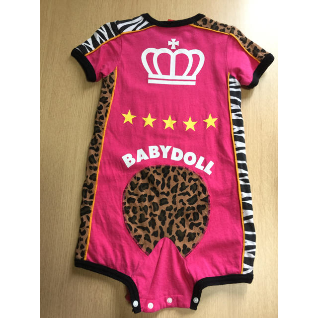 BABYDOLL(ベビードール)の中古美品！baby doll 子供服 ベビードール キッズ/ベビー/マタニティのベビー服(~85cm)(ロンパース)の商品写真