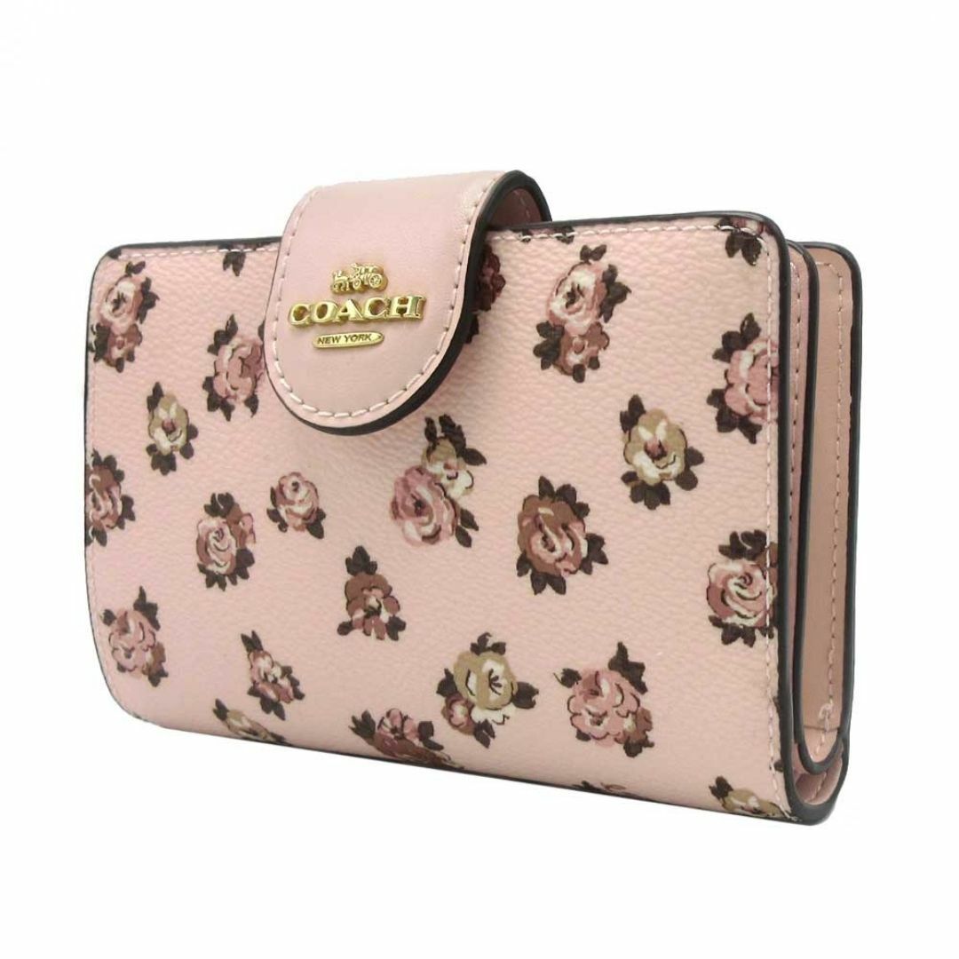 COACH - 【新品】コーチ 財布 二つ折り財布 COACH ミディアム COACH - 【新品】コーチ 財布 二つ折り財布 COACH ミディアム