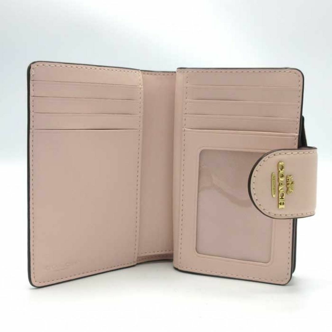 COACH - 【新品】コーチ 財布 二つ折り財布 COACH ミディアム COACH - 【新品】コーチ 財布 二つ折り財布 COACH ミディアム