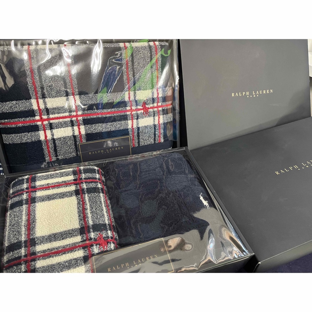 ラルフローレン【RALPH LAUREN】バスタオル2枚セット