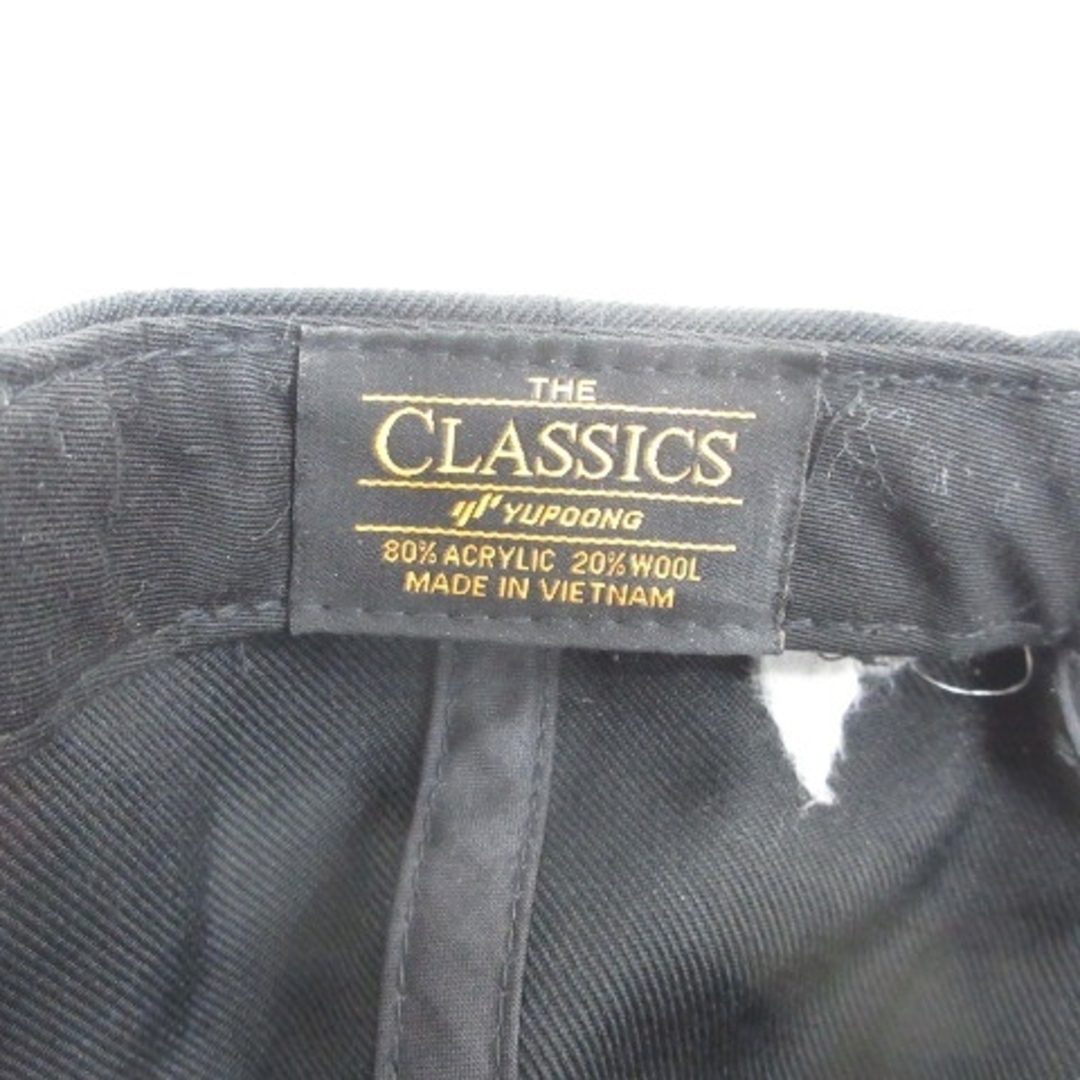 other(アザー)のYUPOONG THE CLASSICS 帽子 キャップ 刺しゅう ブラック 黒 メンズの帽子(キャップ)の商品写真