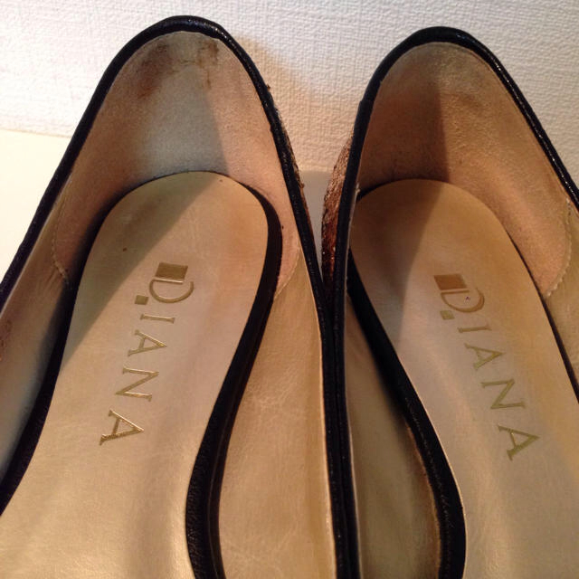 DIANA(ダイアナ)のDIANAぺったんこパンプス レディースの靴/シューズ(ハイヒール/パンプス)の商品写真