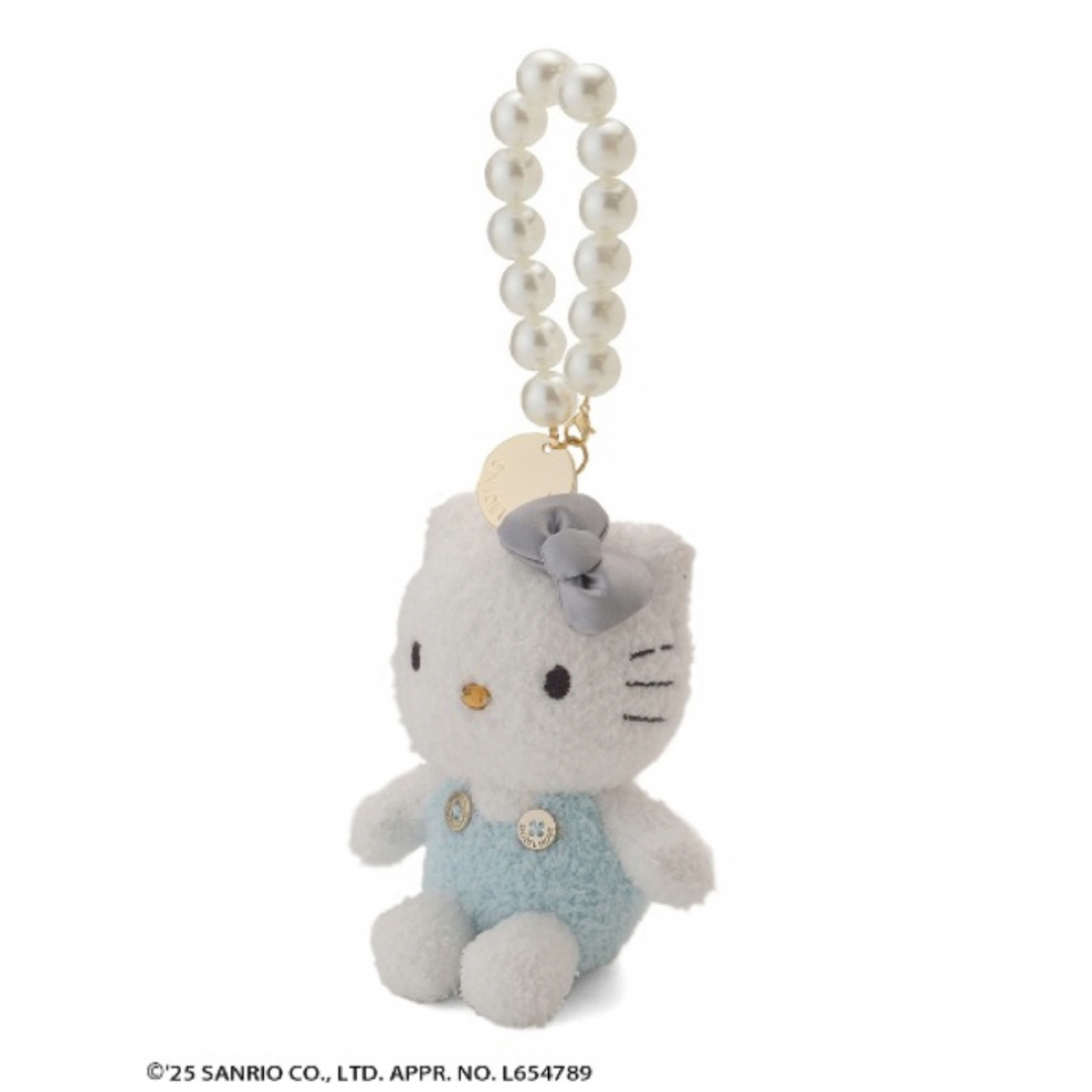 SNIDEL HOME(スナイデルホーム)のスナイデルホーム 【HELLO KITTY】ニットぬいぐるみチャーム シルバー レディースのアクセサリー(チャーム)の商品写真