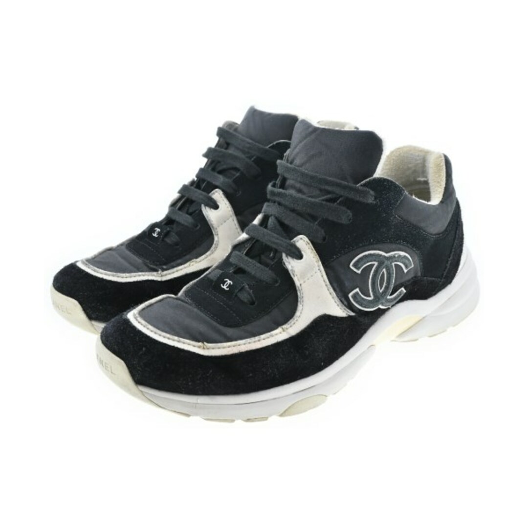 CHANEL - CHANEL シャネル スニーカー 42(27cm位) 黒 【古着 CHANEL - CHANEL シャネル スニーカー 42(27cm位) 黒 【古着