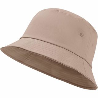 [CL&SANHA] バケットハット カーキ 折りたたみ式 日よけ帽子 無地(ハット)