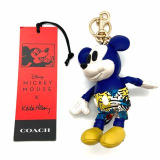 COACH - ミッキーマウスフローラルプリントバッグチャーム COACH - ミッキーマウスフローラルプリントバッグチャーム