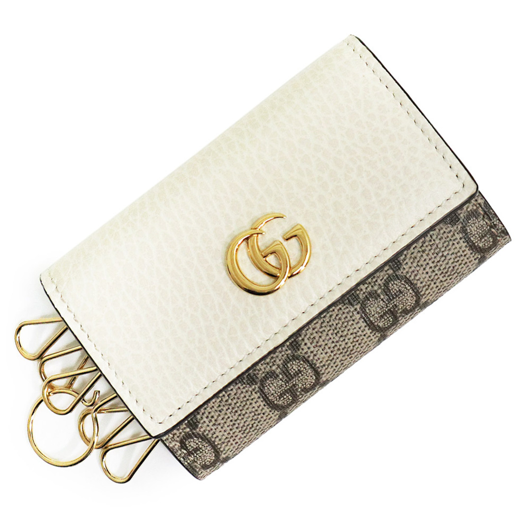 ☆GUCCI☆ 可愛い♪ GGマーモント レザー キーケース ピンク ☆GUCCI☆ 可愛い♪ GGマーモント レザー キーケース ピンク