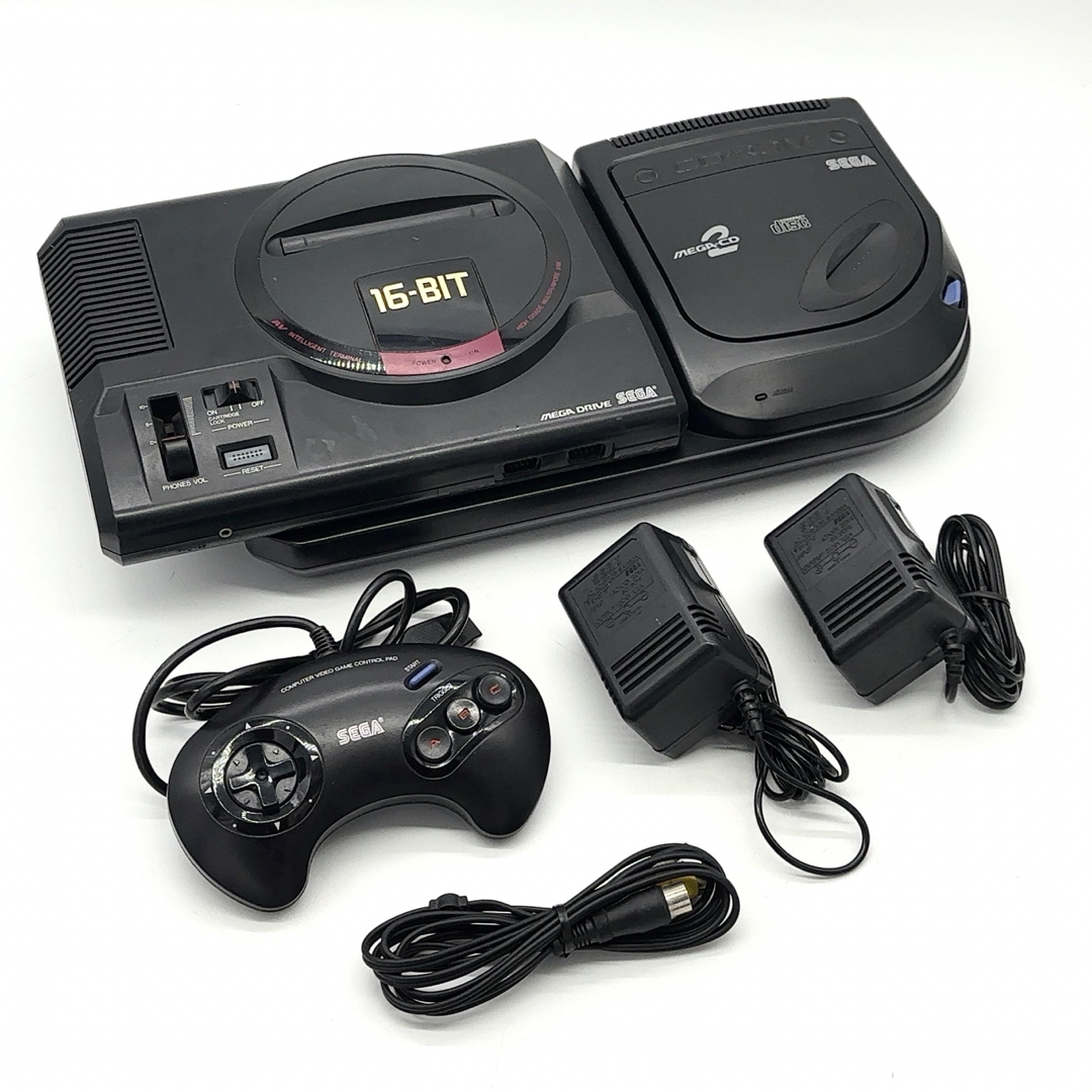 SEGA - ☆希少/動作確認済み☆ SEGA メガドライブ&メガCD2 本体 SEGA - ☆希少/動作確認済み☆ SEGA メガドライブ&メガCD2 本体