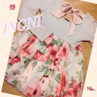 イング(INGNI)のINGNI花柄チュニック(チュニック)