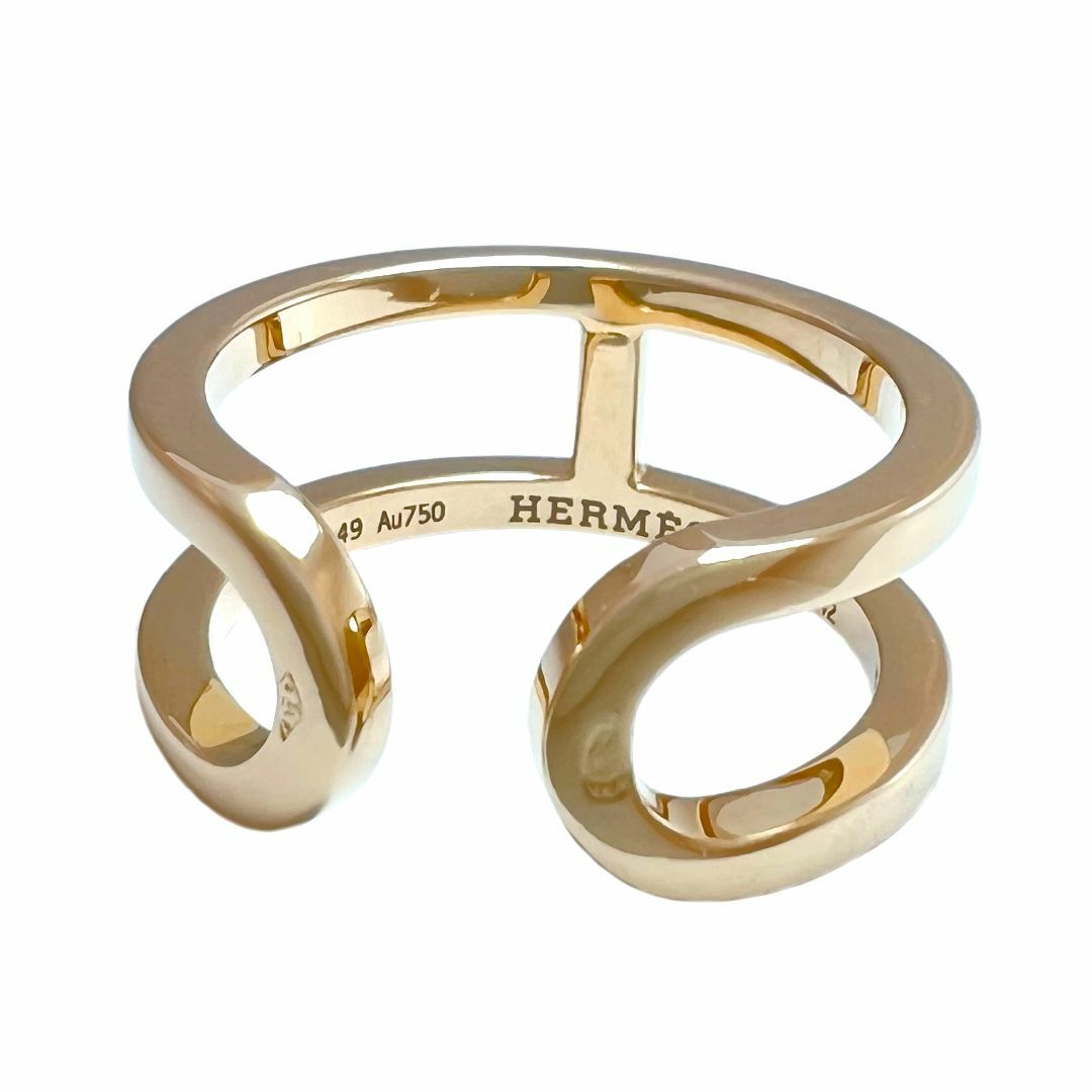 HERMES - エルメス リング エヴァー シェーヌダンクル MM K18 PG HERMES - エルメス リング エヴァー シェーヌダンクル MM K18 PG