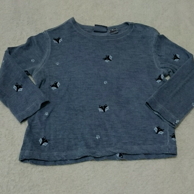 ZARA KIDS(ザラキッズ)のzarakids ロングTシャツ 92  キッズ/ベビー/マタニティのキッズ服男の子用(90cm~)(Tシャツ/カットソー)の商品写真