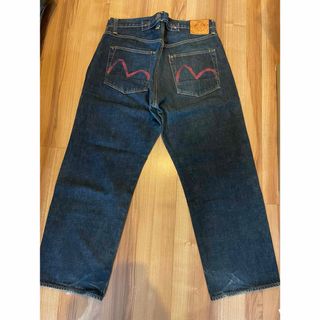 EVISU - サイズ35 初期EVIS 2004 虎耳 バックベルト 赤 エヴィス EVISU - サイズ35 初期EVIS 2004 虎耳 バックベルト 赤 エヴィス