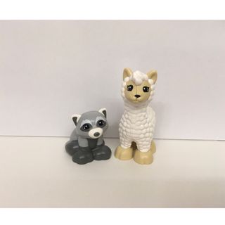 レゴデュプロ(レゴ デュプロ)のレゴ デュプロ 動物 アルパカ？ アライグマ？ レッサーパンダ？ どうぶつ(積み木/ブロック)