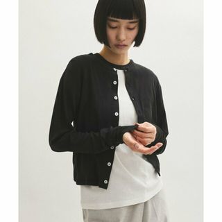 アダムエロペファム(ADAM ET ROPE' FEMME)の【ブラック（01）】【Miller for ADAM ET ROPE' 】別注 シアーカーディガン&Tシャツ(カーディガン)