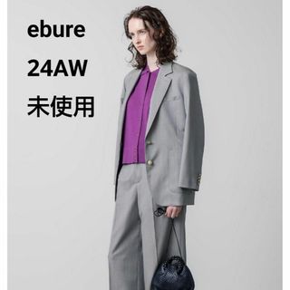 ebure - 未使用 24AW エブール ライトウール ギャバ テーラード ebure - 未使用 24AW エブール ライトウール ギャバ テーラード