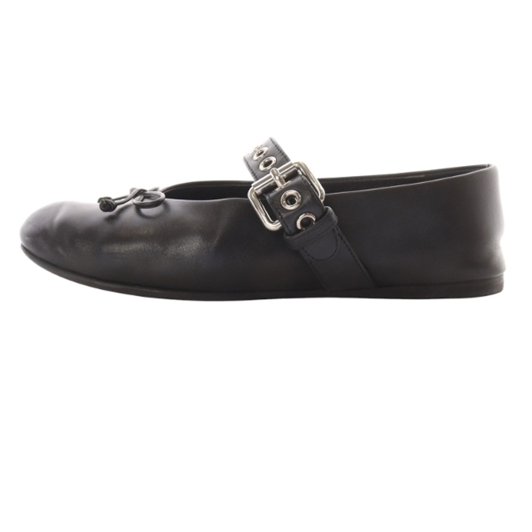 MIU MIU - ミュウミュウ レザー バレリーナ バレエシューズ 35.5 MIU MIU - ミュウミュウ レザー バレリーナ バレエシューズ 35.5