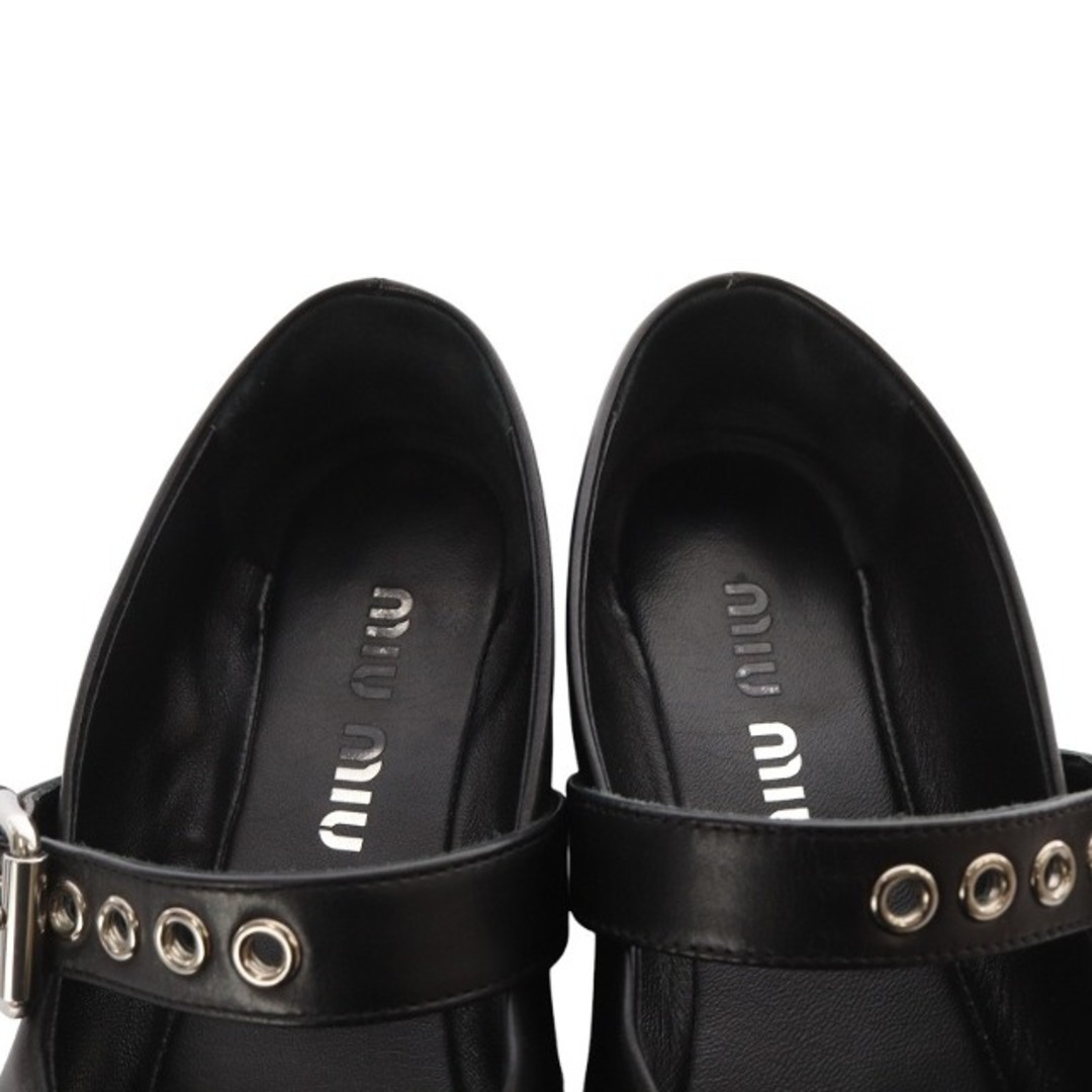 MIU MIU - ミュウミュウ レザー バレリーナ バレエシューズ 35.5 MIU MIU - ミュウミュウ レザー バレリーナ バレエシューズ 35.5