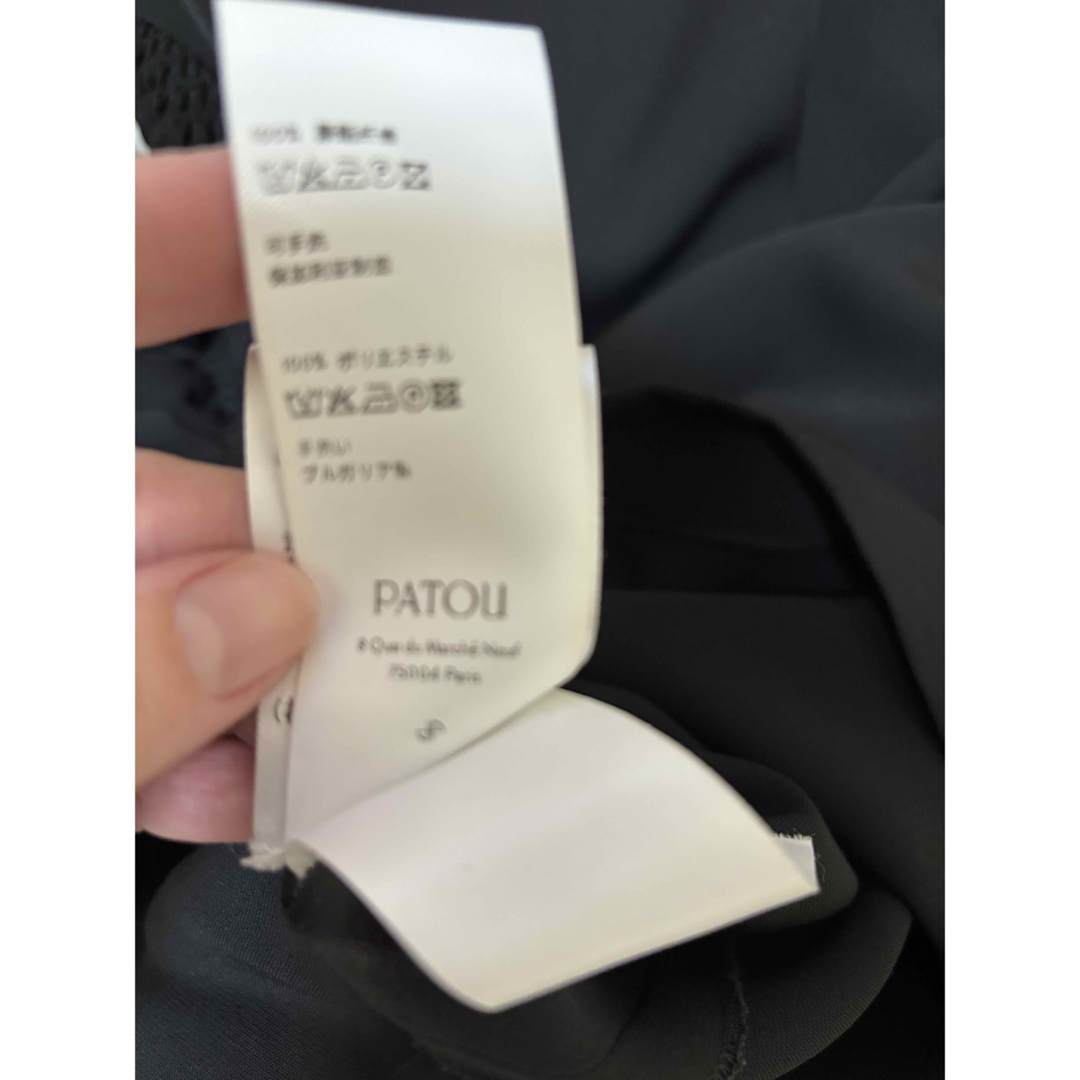 PATOU - 美品 PATOU 黒 バタフライレース長袖ワンピースの通販 PATOU - 美品 PATOU 黒 バタフライレース長袖ワンピースの通販