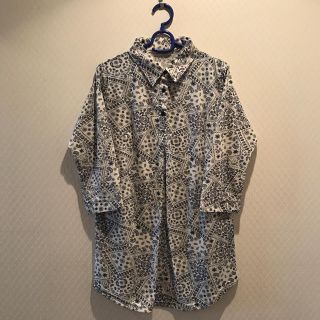 新品  ペイズリー柄チュニックブラウス(シャツ/ブラウス(長袖/七分))