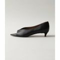 【BLACK】【23cm】ポインテッドオープントゥ パンプス30↓↑