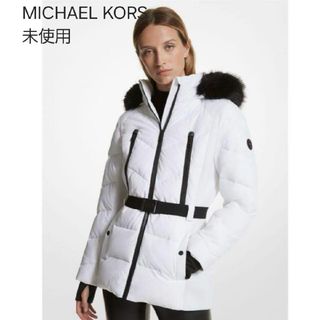 MICHAEL KORS - 未使用MICHAEL KORSダウン風ファー付きコート MICHAEL KORS - 未使用MICHAEL KORSダウン風ファー付きコート