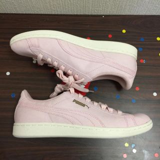 プーマ(PUMA)のドキンちゃん様  完売品 ピンク 24.5cm PUMA ビッキー CV(スニーカー)