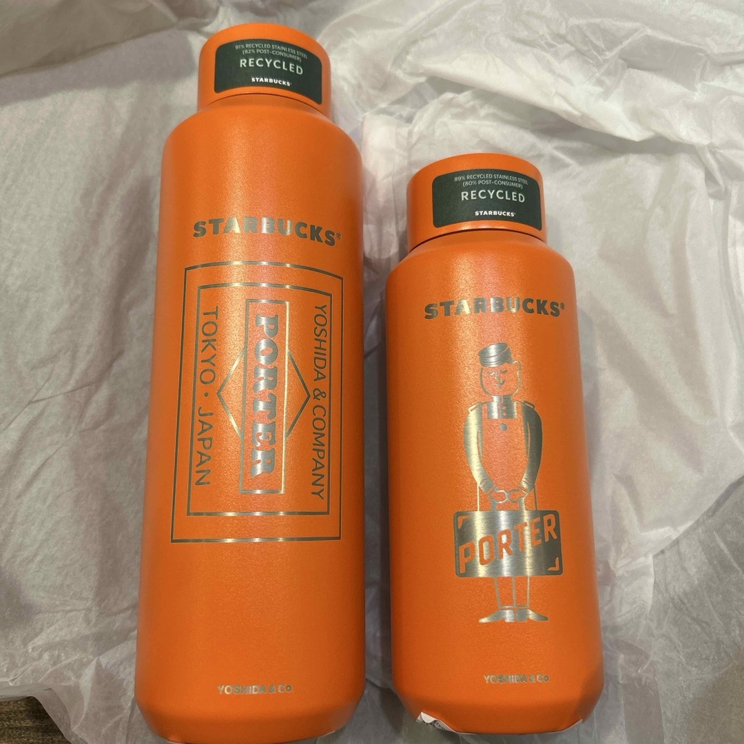 Starbucks Coffee - 新品未使用 PORTER スタバ ステンレスボトル Starbucks Coffee - 新品未使用 PORTER スタバ ステンレスボトル