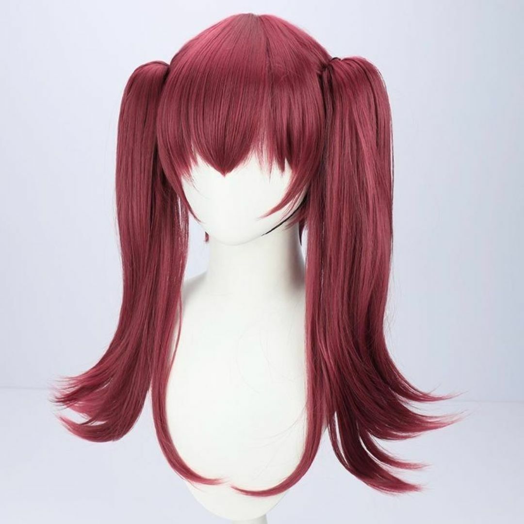 ホロライブ 宝鐘マリン ウィッグ コスプレ ツインテール hololive エンタメ/ホビーのコスプレ(ウィッグ)の商品写真