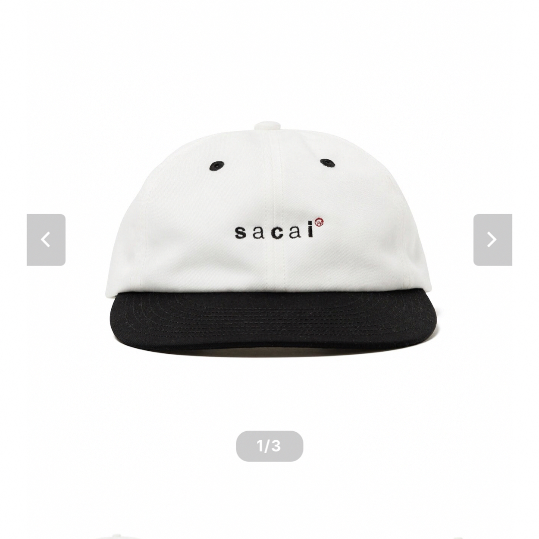 W)taps - wtaps/sacai Cotton Twill Capの通販 by ひろきち's W)taps - wtaps/sacai Cotton Twill Capの通販 by ひろきち's