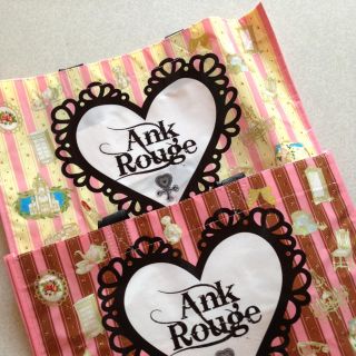 アンクルージュ(Ank Rouge)の新品♡アンクショッパー2枚セット(ショップ袋)