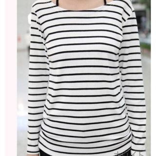 ボーダーTシャツ(Tシャツ(長袖/七分))