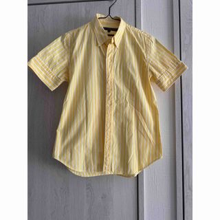 ラルフローレン(Ralph Lauren)の☆Ralph Lauren 半袖シャツ M イエロー ストライプ ☆(シャツ/ブラウス(半袖/袖なし))