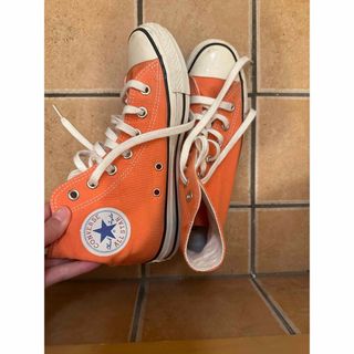コンバース(CONVERSE)のconverse スニーカー　オレンジ(スニーカー)