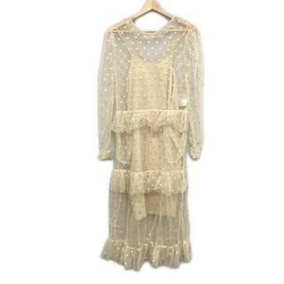 HONEY MI HONEY】brush lace scallop tunic