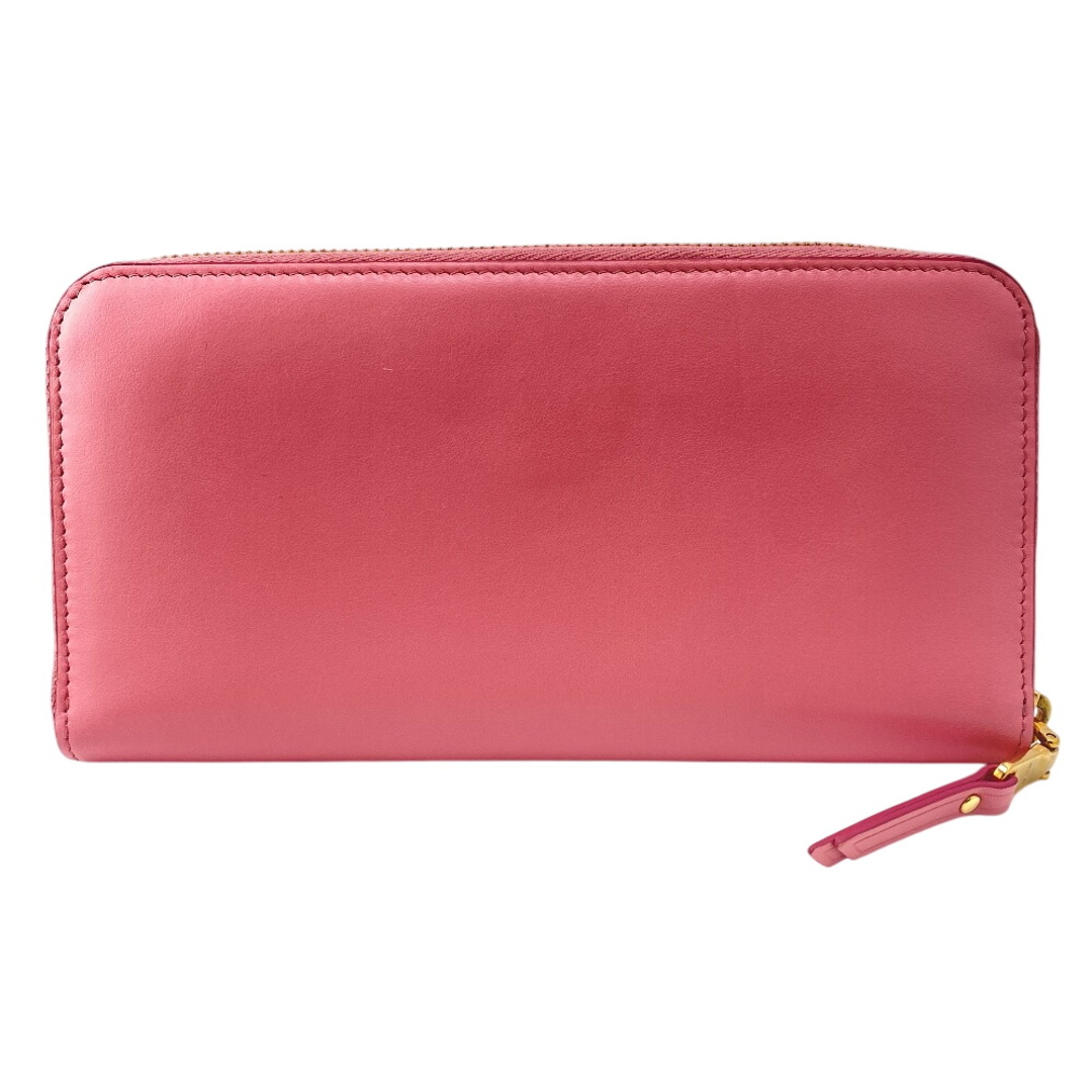 MIU MIU - ミュウミュウ MIUMIU 長財布 リボン ラウンド MIU MIU - ミュウミュウ MIUMIU 長財布 リボン ラウンド