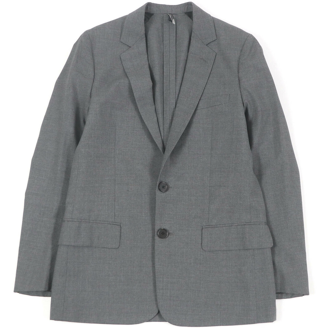 Dior - 美品□Dior HOMME ディオールオム 7E3120010192 ウール 07SS エディ期 シングル ブレザー テーラードジャケット グレー 46 イタリア製 正規品 メンズ