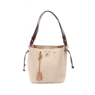 ルイ・ヴィトン LOUIS VUITTON ロックミーバケット ショルダーバッグ バッグ レザー ローズ レディース アイボリー系 / ボルドー系 / ピンク系 M53584 【中古】
