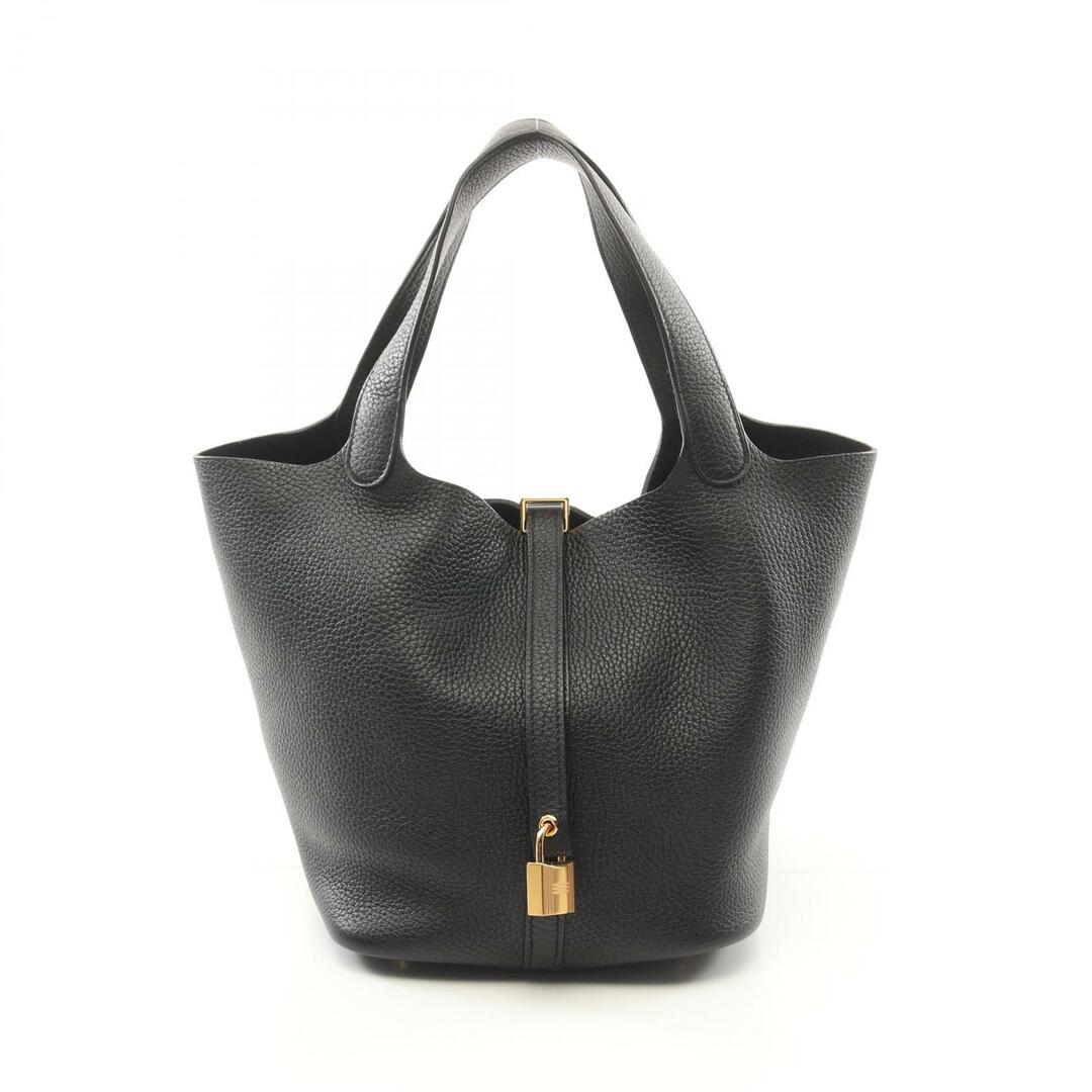 HERMES - エルメス HERMES ピコタンロックMM ハンドバッグ バッグ トリヨンクレマンス トリヨンクレマンス レディース ブラック系 060991CC 【中古】