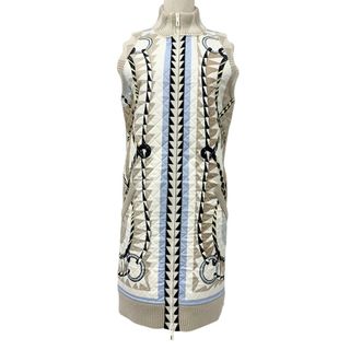 HERMES - 未使用HERMESニットキルティングジャケットジレ HERMES - 未使用HERMESニットキルティングジャケットジレ