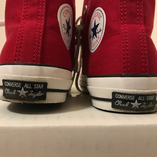 CONVERSE(コンバース)のコンバース赤 100周年モデル ▲カナエ様お取り置き中▲ レディースの靴/シューズ(スニーカー)の商品写真