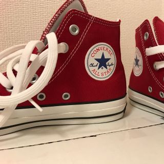 コンバース(CONVERSE)のコンバース赤 100周年モデル ▲カナエ様お取り置き中▲(スニーカー)