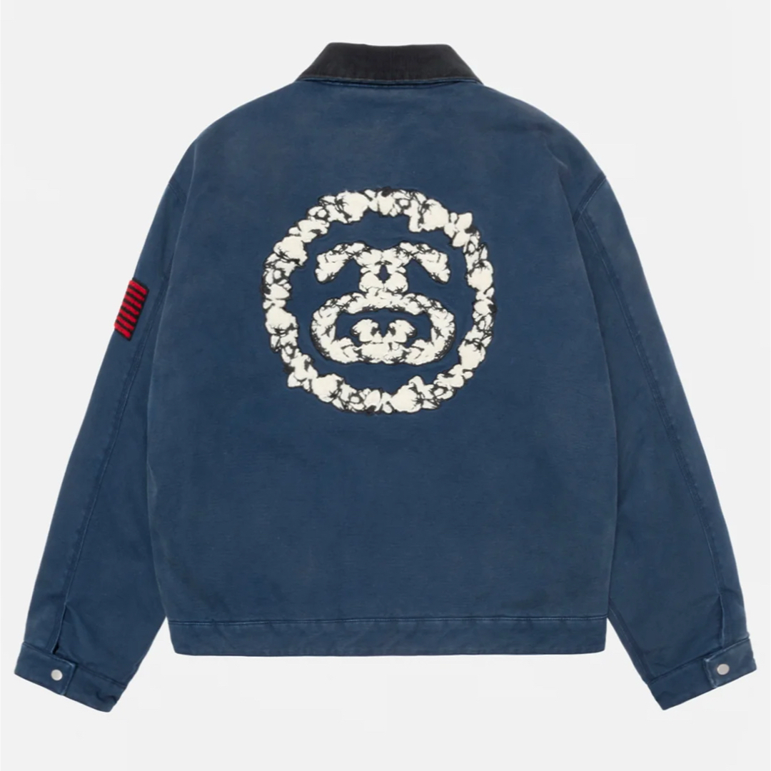 STÜSSY & DENIM TEARS CANVAS JACKET Sサイズ STÜSSY & DENIM TEARS CANVAS JACKET Sサイズ