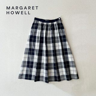 超美品！マーガレットハウエル　シルクスカート 3【MARGARET HOWELL / マーガレットハウエル】23SS 578-3132006